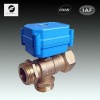 TF 3 way mini electric water valve CWX-series for air conditional systems