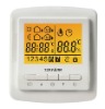 TKB75... digital programmable thermostat with large orange backlight LCD display