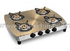 Table glass gas cooker,NEW design 4 burner,NY-TB4006