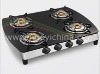 Table glass gas cooker,NEW design 4 burner,NY-TB4009