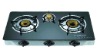 Tempered glass gas stove