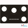 Tempered glass panel for top gas hob