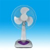 The high quality 15w motor 12v high rpm dc table fan with 60 minutes timer