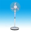 The latest high quality household rechargeable battery fan with LED light