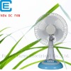The latest model Powerful small 12V DC motor table fan