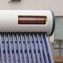 Thermo-siphon Copper coil solar water heater system