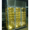 Three door Stainless steel wine cooler/Upright display refrigerator