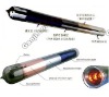 Three merits solar vacuum tube