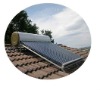 Tilted Roof Mounted Solar Water Heaters