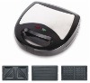 Triangle/grill/waffle Sandwich maker 3 in 1  with changeable plate