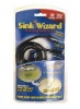 Turbo Sink Wizard Clog Removal Tool like Snake kitchen bathroom Drain cleaner