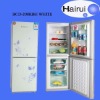 Two door down freezer white refrigerator 208L