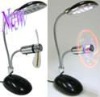 USB Desk Lamp With Colorful LED Fan