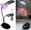USB Desk Lamp With LED message Fan