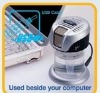 USB-Powered Air Washing Purifier, Humidifier, Rivitalizer & Natural Aroma Beads Diffuser