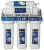 Under-sink 5 stage RO filter system without booster pump