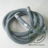 Universal washine machine outlet hose with clip