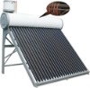 Unpressure solar water heater with heat exchanger