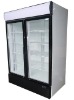 Upright freezer with 2 glass doors