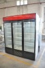 Upright freezer with 3 doors