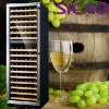 Upright wine display cooler with double prevent UV glass door
