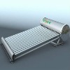 Vacuum Tube Unpressurized integrated solar water heater