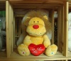 Valentines' Day Plush Toy-A Holding Heart Lion