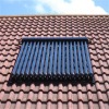 Vertical Wall-mounted Solar Water Heater Direct Open Loop Active Type