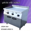 Vertical stainless steel Gas Griddle with cabinet, griddle with cabinet
