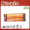Wall Mounted Electric Square 2.0KW Patio Heater(Double heater lamps)