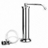 Water Filter with Stainless Steel Housing and Chromium-plated Brass Base