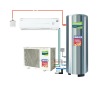 Water&electricity separated air condition air source water heater