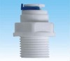 Water filter connector plastic male straight adapter