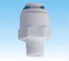 Water filter connector plastic male straight adapter