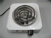 White induction hot cooking plates