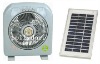 XTC-1225A Solar Rechargeable fan with 12 inch blade