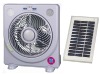 XTC-1227 solar emergency fan with LED light