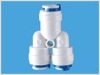 "Y" shaped 3-way Adapter ro system water purifier filter fittings
