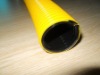 Yellow corrugated suction hose