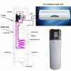 air source heat pump water heater with high efficiency