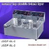automatic fryer machine 2011 new counter top electric 2-tank fryer(2-basket)