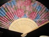 bamboo silk fan for business gift