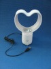 best abs plastic material mini heart shape fan