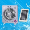 best solar rechargeable fan with LED light