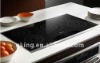 black and white induction cooker panel