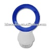 blue mini USB bladeless fan with adapter