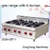 burner JSGH-997-1 gas range with 6-burner ,kitchen equipment