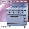 camping electric oven, electric range with 4-burner and oven