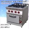 camping gas oven gas range with 4-burner and oven