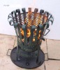 cast iron fire basket
